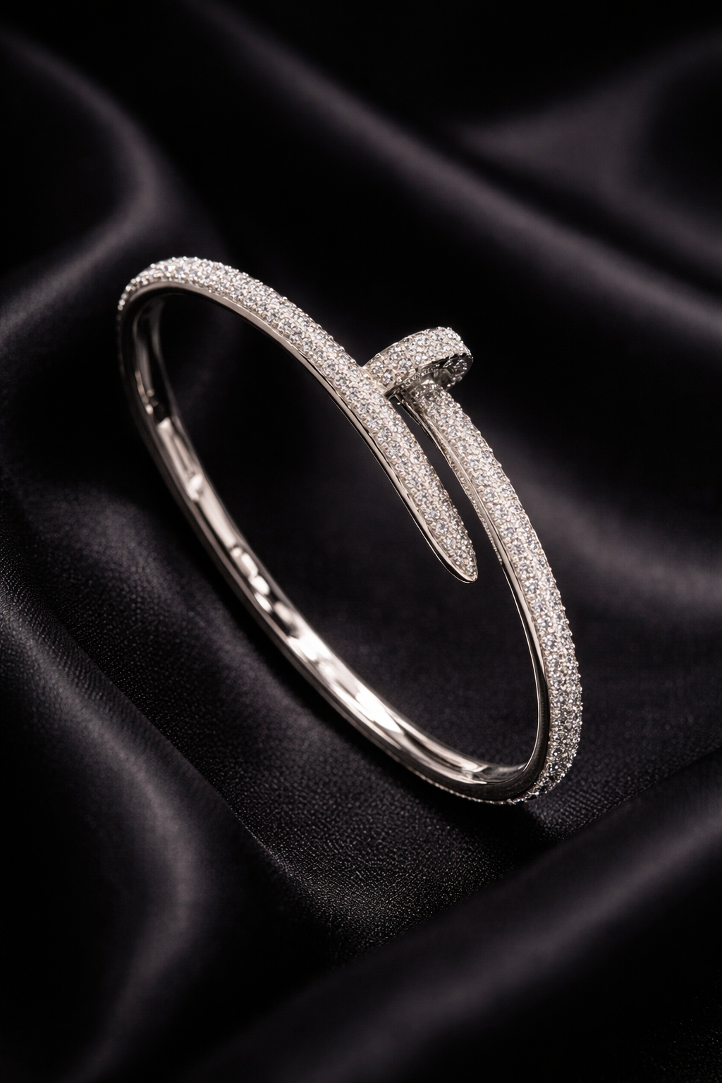 Crystal Nail-Style Bracelet — Premium Finish